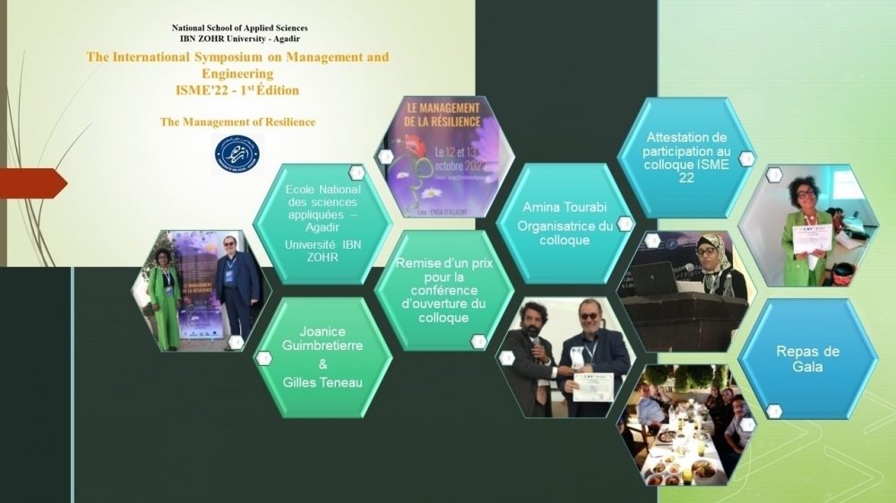 Symposium International sur la résilience à Agadir - Résilience Organisationnelle